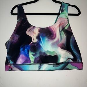 Torrid Multicolor Abstract Sports Bra - Size 3X